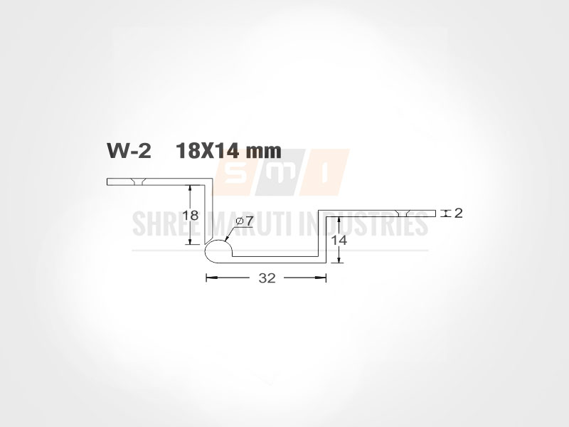 W-2 18x14 mm
